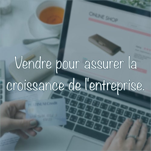 Le premier des 5 S du marketing digital est Sell